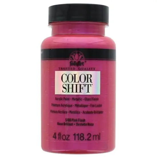 FolkArt&reg; Color Shift&trade; Acrylic Paint, 4oz. Pink Flash {1}