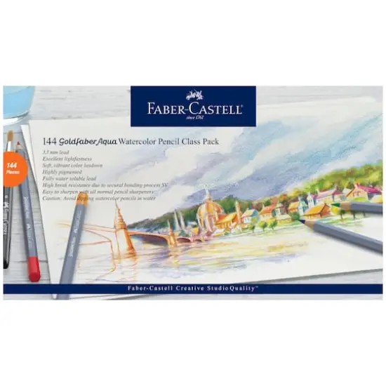 Faber-Castell Goldfaber Aqua Watercolor Pencil Class Pack Set {1}