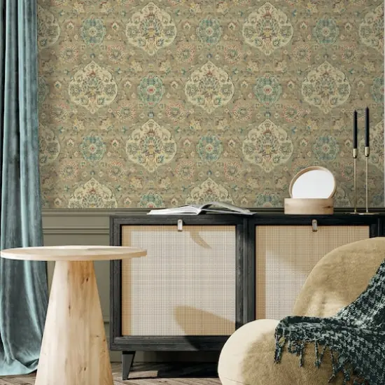Surface Style Caspian Peel & Stick Wallpaper Taupe {5}