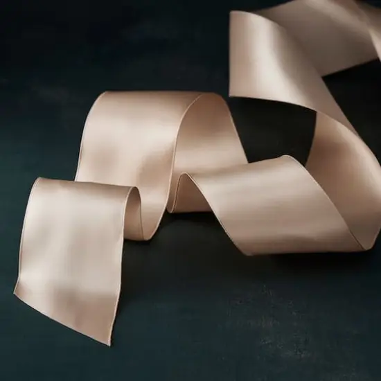 2.5" x 25ft. Taupe Satin Ribbon by Celebrate It&trade; {5}