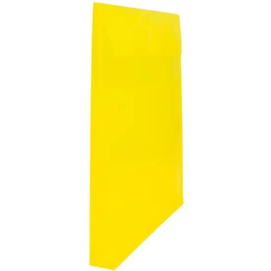 JAM Paper VELCRO&reg; Closure 9.75" x 11.75" Expandable Open End Envelopes, 12ct. Yellow {5}