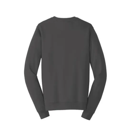 Port & Company® Fan Favorite™ Fleece Crewneck Sweatshirt Charcoal {5}