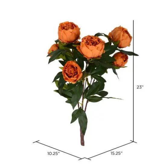 Artificial Coffee Peony Spray {7}