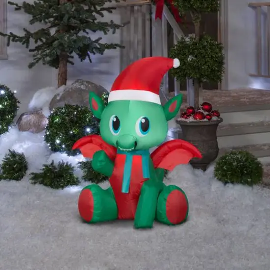 3.5ft. Airblown&reg; Inflatable Baby Dragon {6}