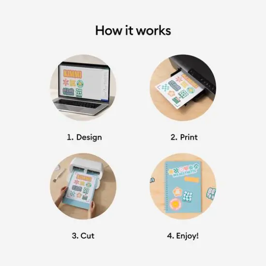 Cricut&reg; US Letter Printable Sticker Paper, 8ct. {6}