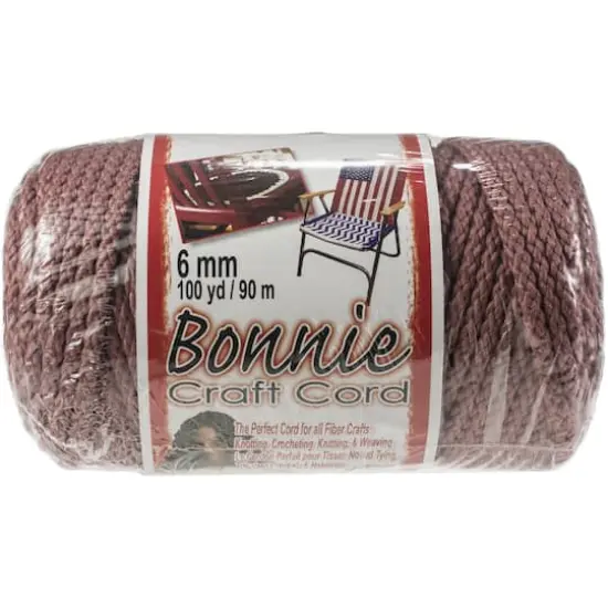 Bonnie Craft Cord, 6mm Rose {1}