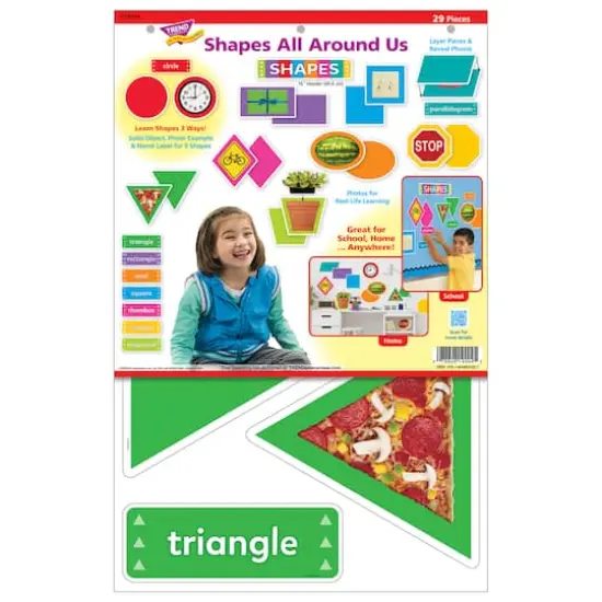 Trend Enterprises&reg; Shapes All Around Us Wipe Off Learning Set {4}