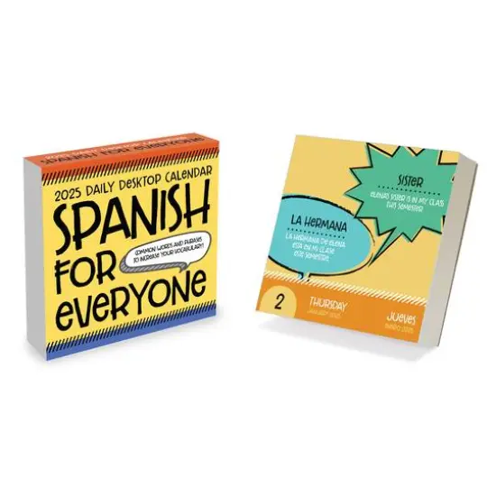 TF Publishing 2025 Spanish Words Daily Desktop Calendar {7}