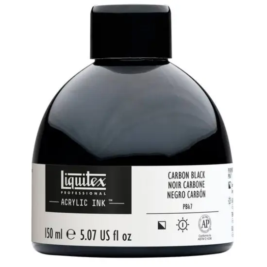 Liquitex&reg; Carbon Black Professional Acrylic INK!, 5.1oz {3}