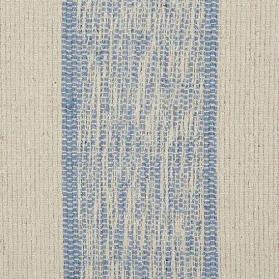 DII&reg; Variegated Stripe Recycled Yarn Floor Runner, 2ft. x 6ft. Stonewash Blue {5}