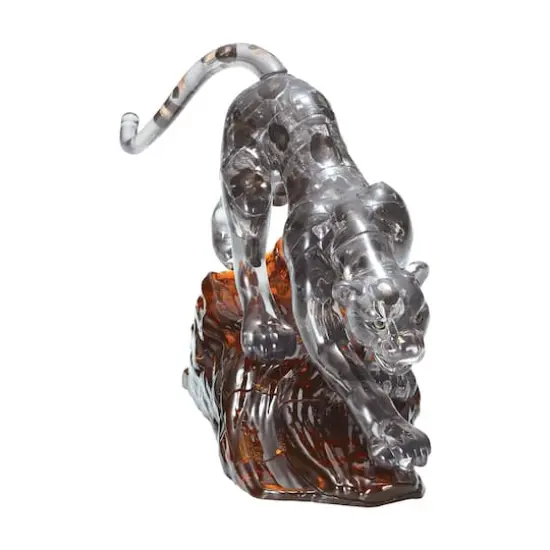 3D Crystal Puzzle - Panther (Black): 39 Pcs {1}