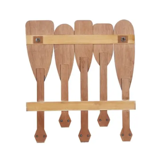 Blue Wood Coastal Wall Hook, 26" x 23" x 4" {3}