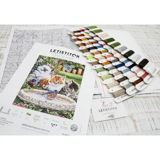 Letistitch Splashing Up Some Fun Counted Cross Stitch Kit {10}