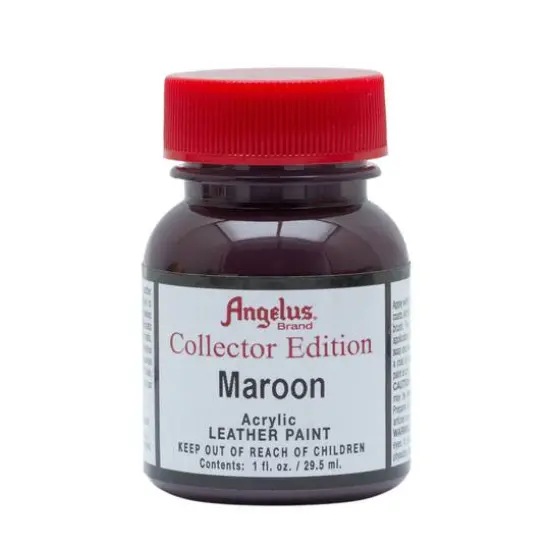 Angelus&reg; Collector Edition Acrylic Leather Paint, 1oz. Maroon {3}