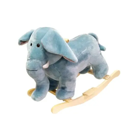 Toy Time Elephant Plush Rocking Animal {1}