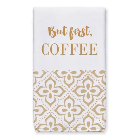 But First Coffee Hand Towel Set {3}