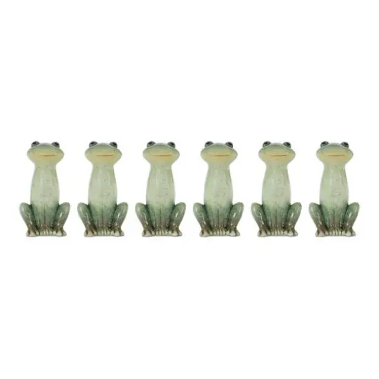 5.5" Garden Frog Figurines, 6ct. {1}