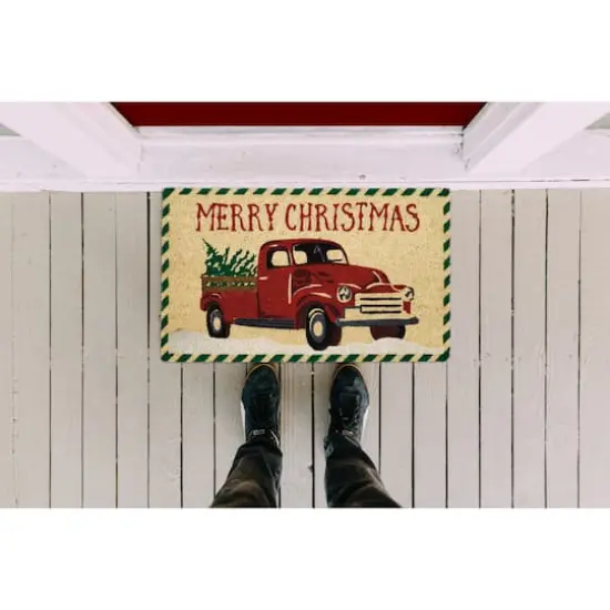 DII&reg; Merry Christmas Truck Doormat {6}