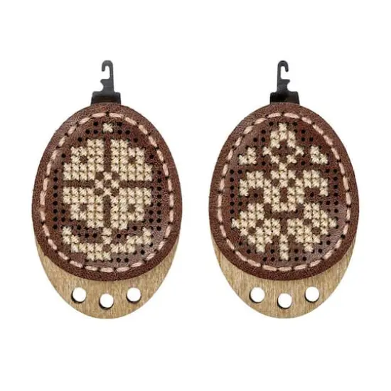 Wonderland Crafts Abstract Flowers Needle Threader Embroidery Kit, 2ct. {3}