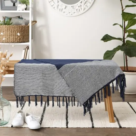 DII&reg; Urban Cityscape Border Throw Navy {5}