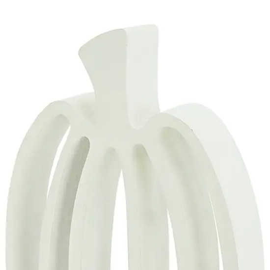 11.75" Die Cut Pumpkin Tabletop D&eacute;cor by Ashland&reg; White {3}