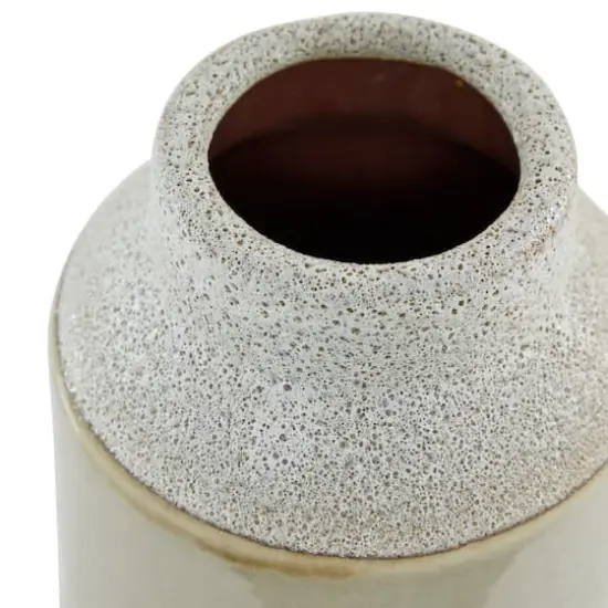 White Porcelain Coastal Style Vase Set {4}