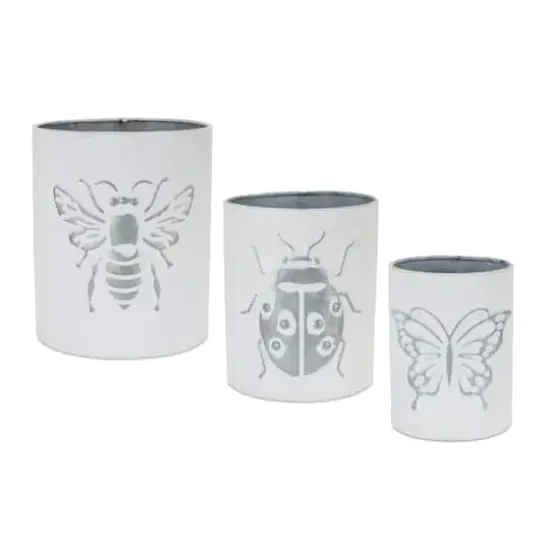 Brushed Metal Insect Pot Set {1}