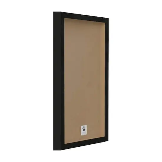 Stupell Industries Patriotic Collaged Flag Framed Giclee Art Black {5}