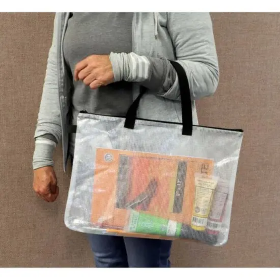 Pro Art&reg; Mesh & Vinyl Zipper Bag {3}