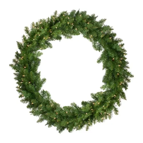 4ft. Pre-Lit Eastern Pine Artificial Christmas Wreath {4}