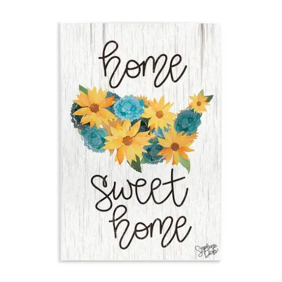 Stupell Industries Floral Americana Phrase Wall Plaque Art {1}