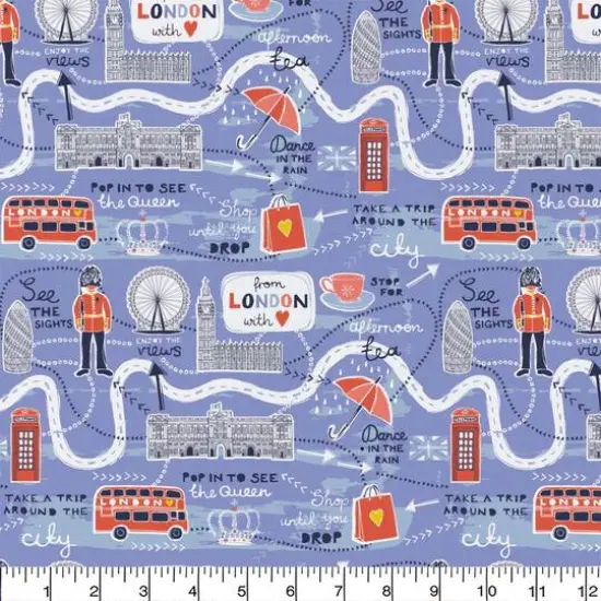 Emma & Mila&reg; London Calling Cotton Fat Quarter Bundle {4}