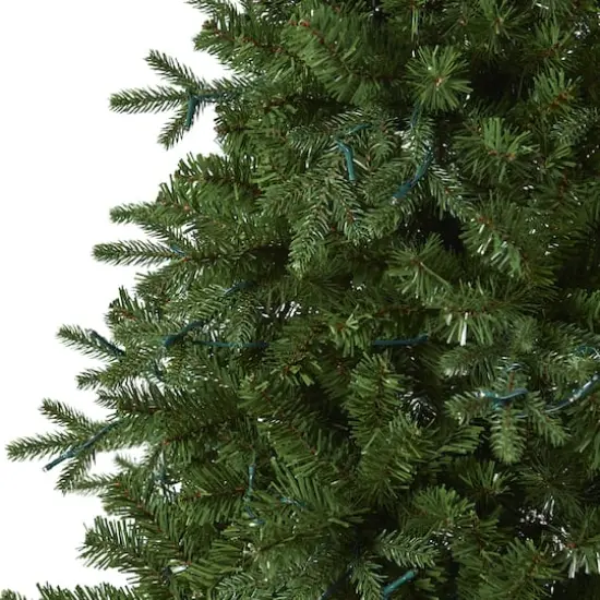 6ft. Pre-Lit Vermont Fir Artificial Christmas Tree with Clear LED Lights {6}