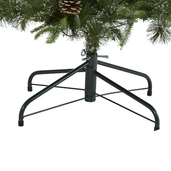 6ft. Pre-Lit Clermont Mixed Pine Artificial Christmas Tree, Clear LED Lights {5}