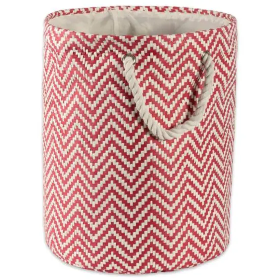 DII&reg; Small Round Chevron Paper Bin Rust {1}