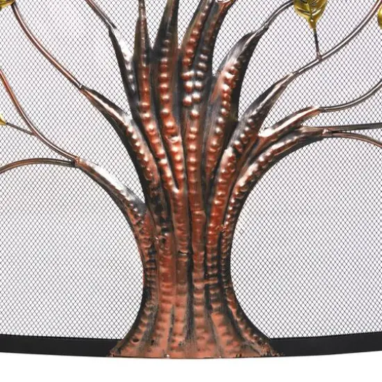 Metal Farmhouse Fireplace Screen {6}