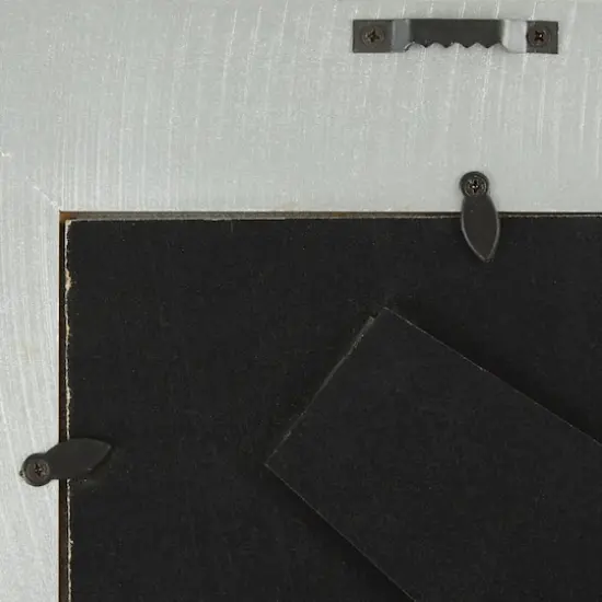 DII&reg; Antique Silver Rub 4" x 6" Farmhouse Picture Frame {6}