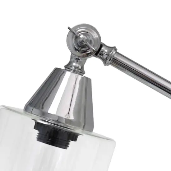 Lalia Home 2.5ft. Vertically Adjustable Desk Lamp Chrome {7}