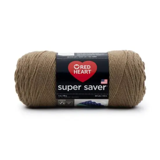 Red Heart&reg; Super Saver&reg; Solid Yarn Cafe Latte {1}