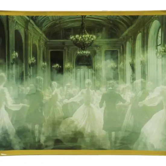 Assorted 8.5" Ethereal Halloween Glass Tray, 1pc. by Ashland&reg;  {4}