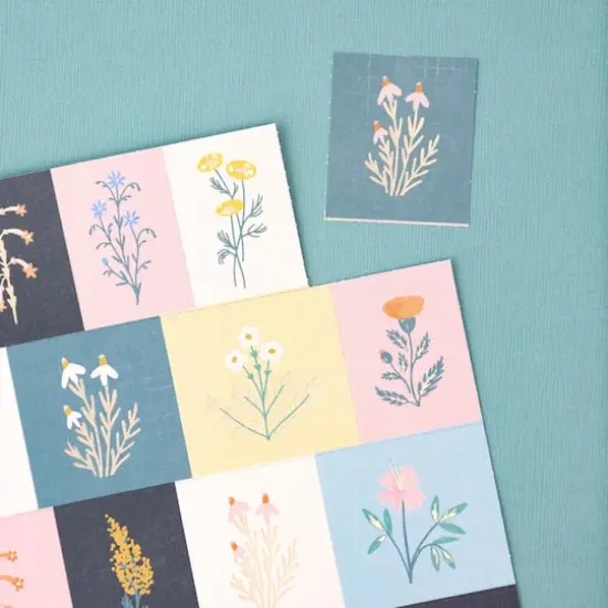 Maggie Holmes Perforated Cardstock With Gold Foil Accents Parasol Specialty Paper, 12" x 12" {8}