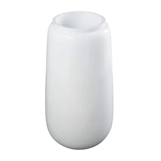 30" Tall White Floor Vase {5}