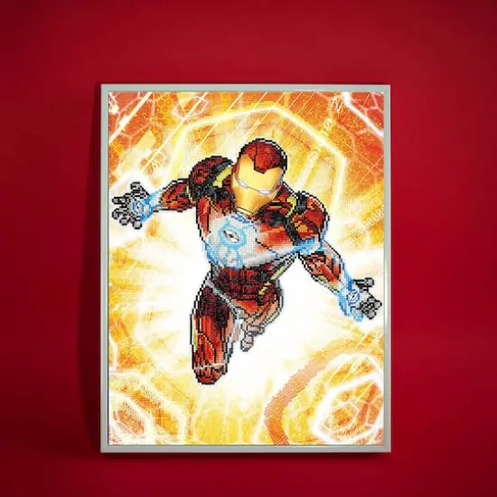 Camelot Dotz Iron Man Blast Off Diamond Painting Kit {5}
