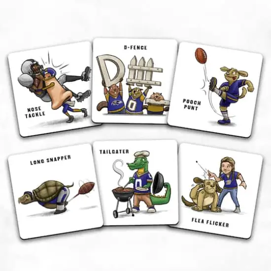 NFL Memory Match Game Baltimore Ravens {5}