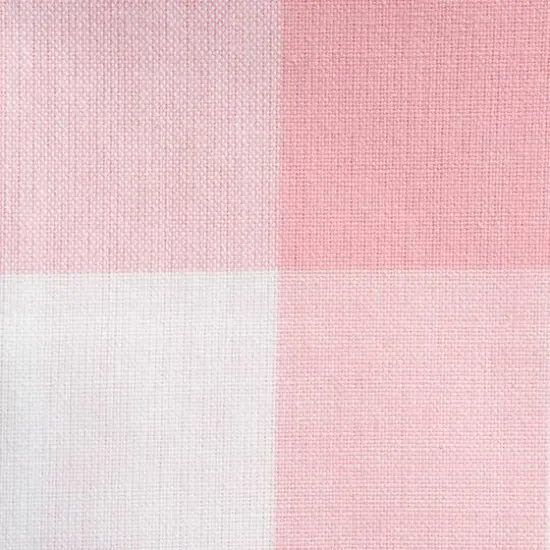 DII&reg; 108" Buffalo Check Table Runner Pink/White {7}
