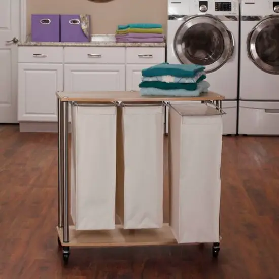 Household Essentials 3-Bag Laundry Sorter {3}