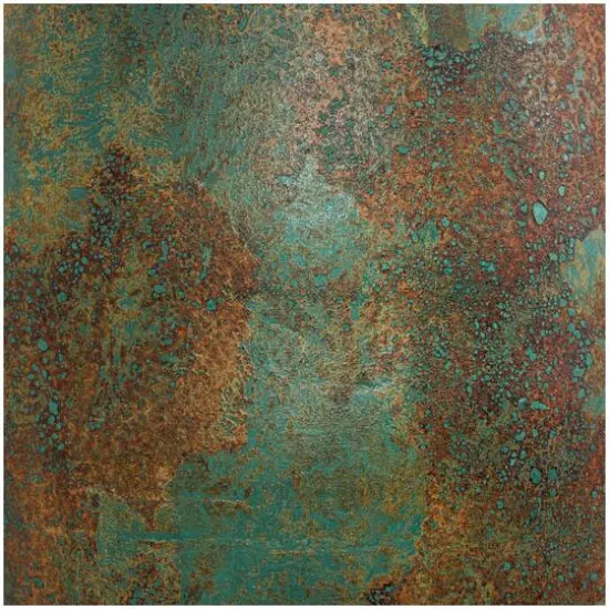 3ft. Green Ceramic Tall Distressed Antique Style Vase {7}