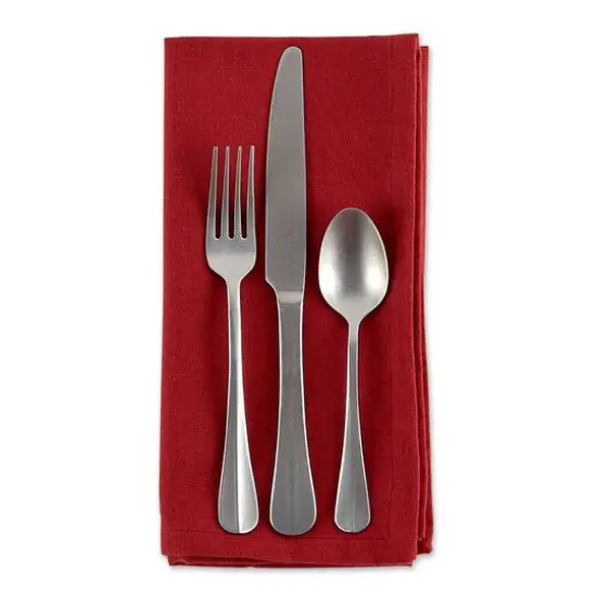 DII&reg; Solid Oversized Napkin, 6ct. Barn Red {5}