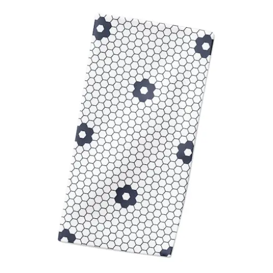 Floral Tile Pattern 10" x 10"Cotton Twill Napkin {3}