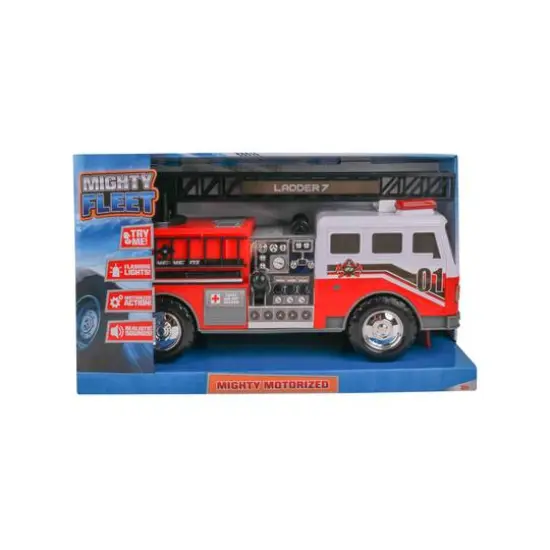 Funrise Mighty Fleet Mighty Motorized Fire Ladder Truck {9}